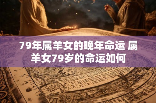 79年属羊女的晚年命运 属羊女79岁的命运如何