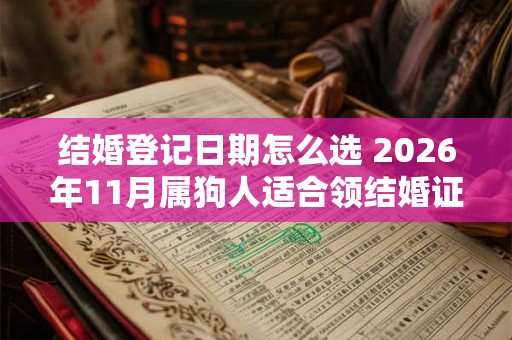结婚登记日期怎么选 2026年11月属狗人适合领结婚证的日子 结婚登记日期怎么选 2026年11月属狗人适合领结婚证的日子