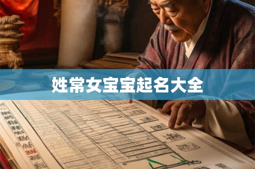 姓常女宝宝起名大全 姓常女宝宝起名大全
