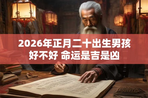 2026年正月二十出生男孩好不好 命运是吉是凶 2026年正月二十出生男孩好不好 命运是吉是凶