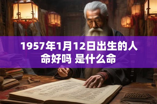 1957年1月12日出生的人命好吗 是什么命