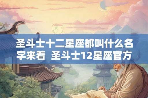 圣斗士十二星座都叫什么名字来着  圣斗士12星座官方实力排名