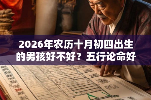 2026年农历十月初四出生的男孩好不好？五行论命好吗？