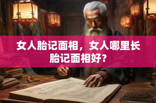 女人胎记面相，女人哪里长胎记面相好？