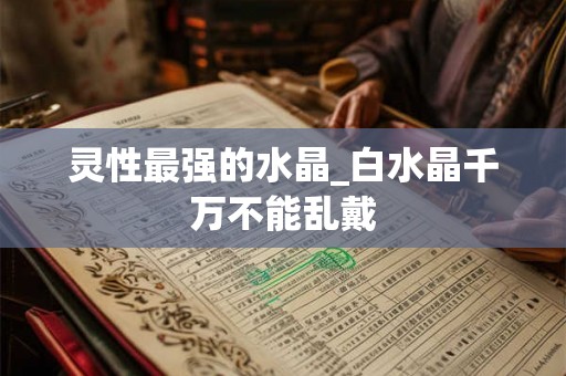 灵性最强的水晶_白水晶千万不能乱戴
