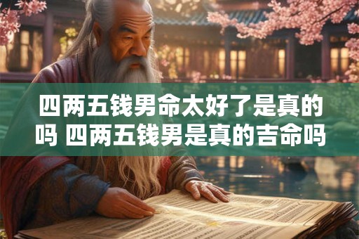四两五钱男命太好了是真的吗 四两五钱男是真的吉命吗
