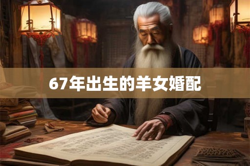 67年出生的羊女婚配