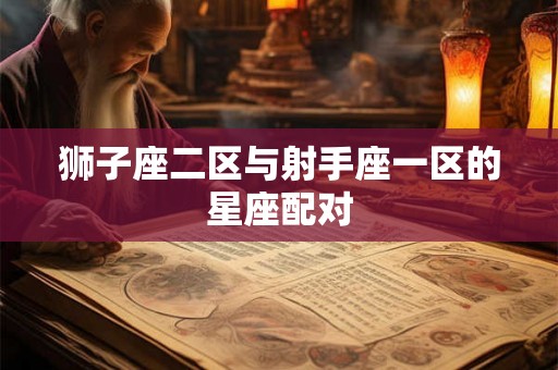 狮子座二区与射手座一区的星座配对