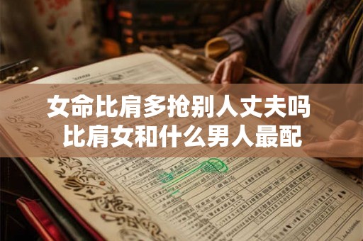 女命比肩多抢别人丈夫吗 比肩女和什么男人最配