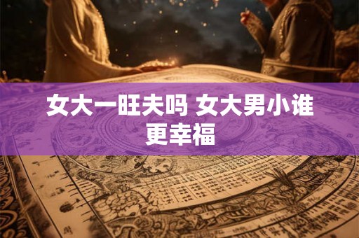 女大一旺夫吗 女大男小谁更幸福
