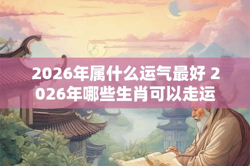 2026年属什么运气最好 2026年哪些生肖可以走运