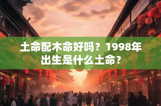 土命配木命好吗？1998年出生是什么土命？
