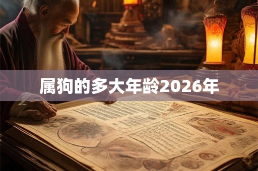 属狗的多大年龄2026年