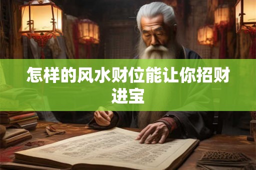 怎样的风水财位能让你招财进宝