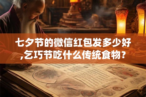 七夕节的微信红包发多少好,乞巧节吃什么传统食物？