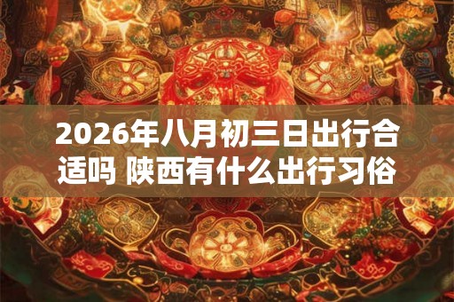2026年八月初三日出行合适吗 陕西有什么出行习俗 2026年八月初三日出行合适吗 陕西有什么出行习俗
