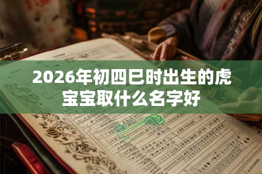 2026年初四巳时出生的虎宝宝取什么名字好