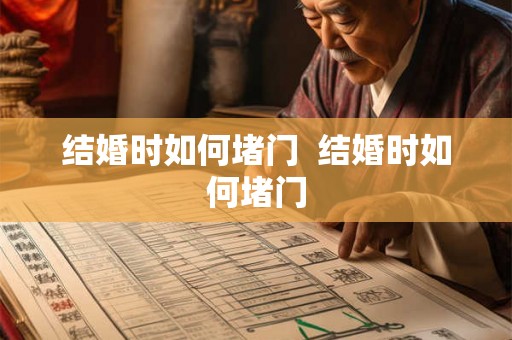 结婚时如何堵门  结婚时如何堵门