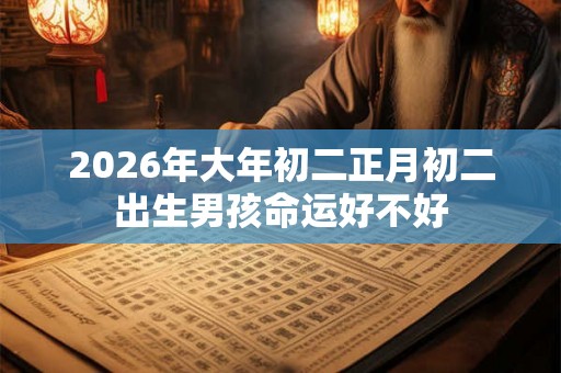 2026年大年初二正月初二出生男孩命运好不好 2026年大年初二正月初二出生男孩命运好不好
