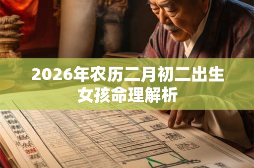 2026年农历二月初二出生女孩命理解析