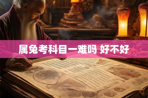 属兔考科目一难吗 好不好
