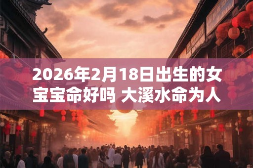 2026年2月18日出生的女宝宝命好吗 大溪水命为人幽默