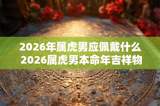 2026年属虎男应佩戴什么 2026属虎男本命年吉祥物 2026年属虎男应佩戴什么 2026属虎男本命年吉祥物