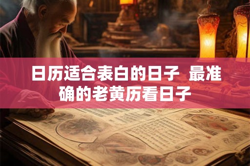 日历适合表白的日子  最准确的老黄历看日子