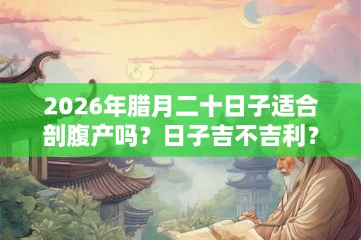 2026年腊月二十日子适合剖腹产吗?日子吉不吉利? 2026年腊月二十日子适合剖腹产吗?日子吉不吉利?