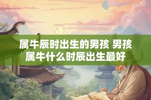 属牛辰时出生的男孩 男孩属牛什么时辰出生最好 属牛辰时出生的男孩 男孩属牛什么时辰出生最好