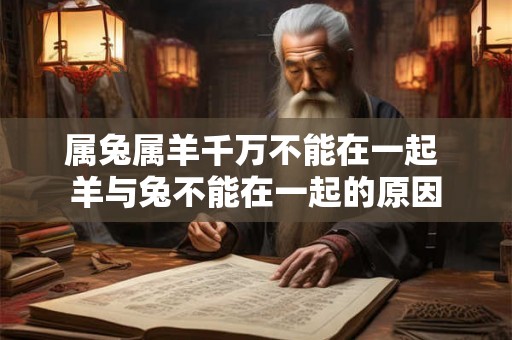 属兔属羊千万不能在一起 羊与兔不能在一起的原因