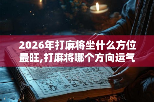 2026年打麻将坐什么方位最旺,打麻将哪个方向运气最好 2026年打麻将坐什么方位最旺,打麻将哪个方向运气最好