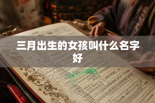 三月出生的女孩叫什么名字好 三月出生的女孩叫什么名字好