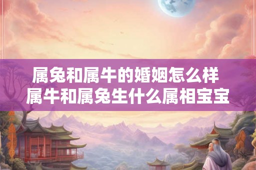 属兔和属牛的婚姻怎么样 属牛和属兔生什么属相宝宝