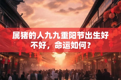属猪的人九九重阳节出生好不好，命运如何？