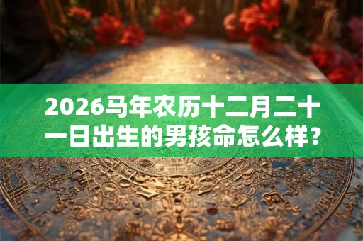 2026马年农历十二月二十一日出生的男孩命怎么样? 2026马年农历十二月二十一日出生的男孩命怎么样?