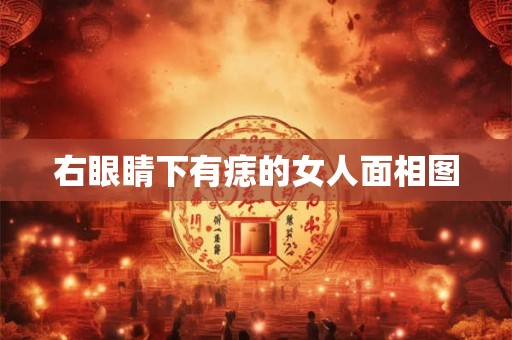 右眼睛下有痣的女人面相图