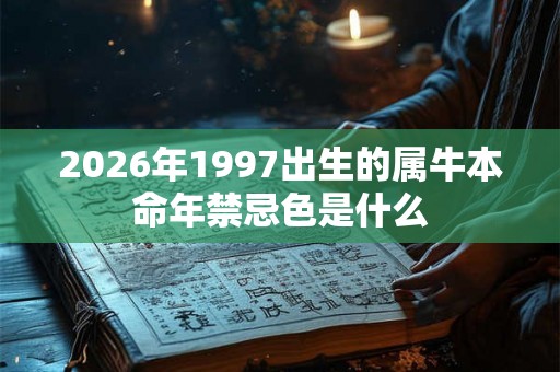 2026年1997出生的属牛本命年禁忌色是什么
