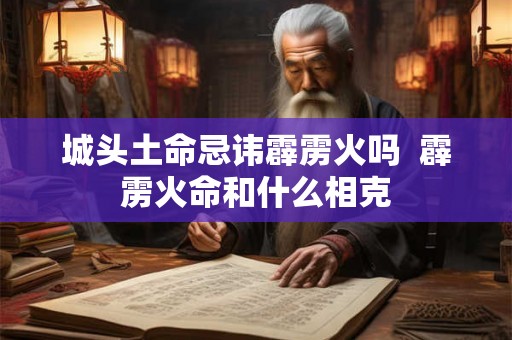 城头土命忌讳霹雳火吗  霹雳火命和什么相克
