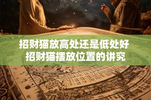 招财猫放高处还是低处好 招财猫摆放位置的讲究