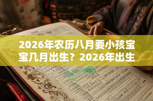 2026年农历八月要小孩宝宝几月出生？2026年出生属什么？