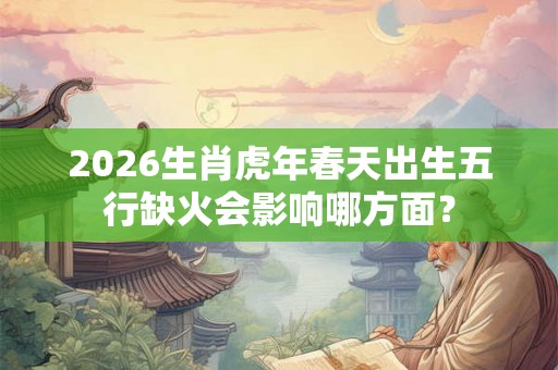 2026生肖虎年春天出生五行缺火会影响哪方面？