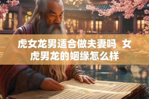 虎女龙男适合做夫妻吗  女虎男龙的姻缘怎么样