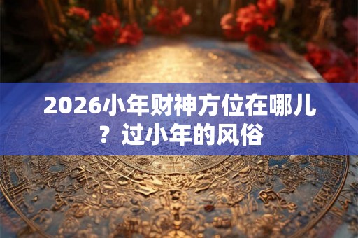 2026小年财神方位在哪儿？过小年的风俗