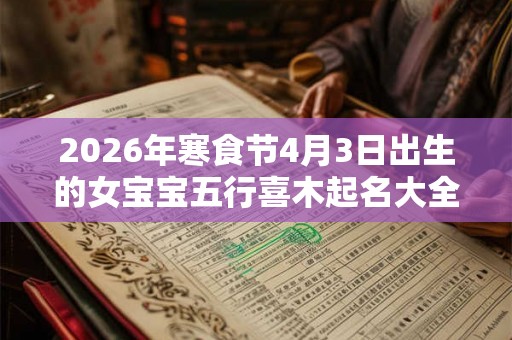 2026年寒食节4月3日出生的女宝宝五行喜木起名大全! 2026年寒食节4月3日出生的女宝宝五行喜木起名大全!
