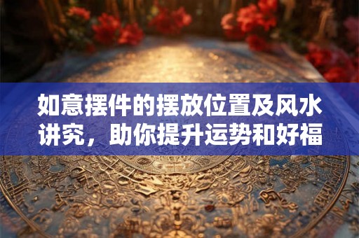 如意摆件的摆放位置及风水讲究，助你提升运势和好福缘