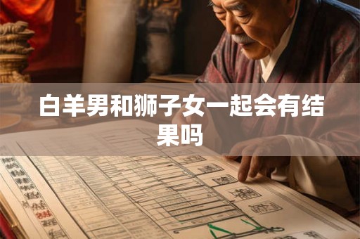白羊男和狮子女一起会有结果吗