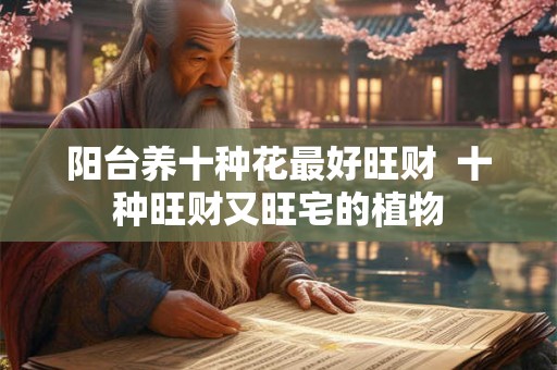 阳台养十种花最好旺财  十种旺财又旺宅的植物