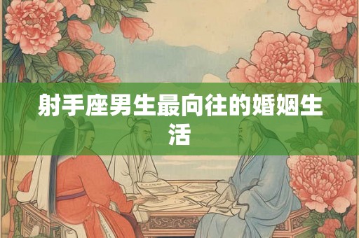射手座男生最向往的婚姻生活