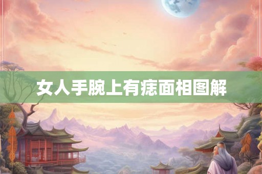 女人手腕上有痣面相图解